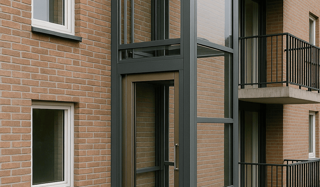 Ascensores exteriores sin comprometer el diseño