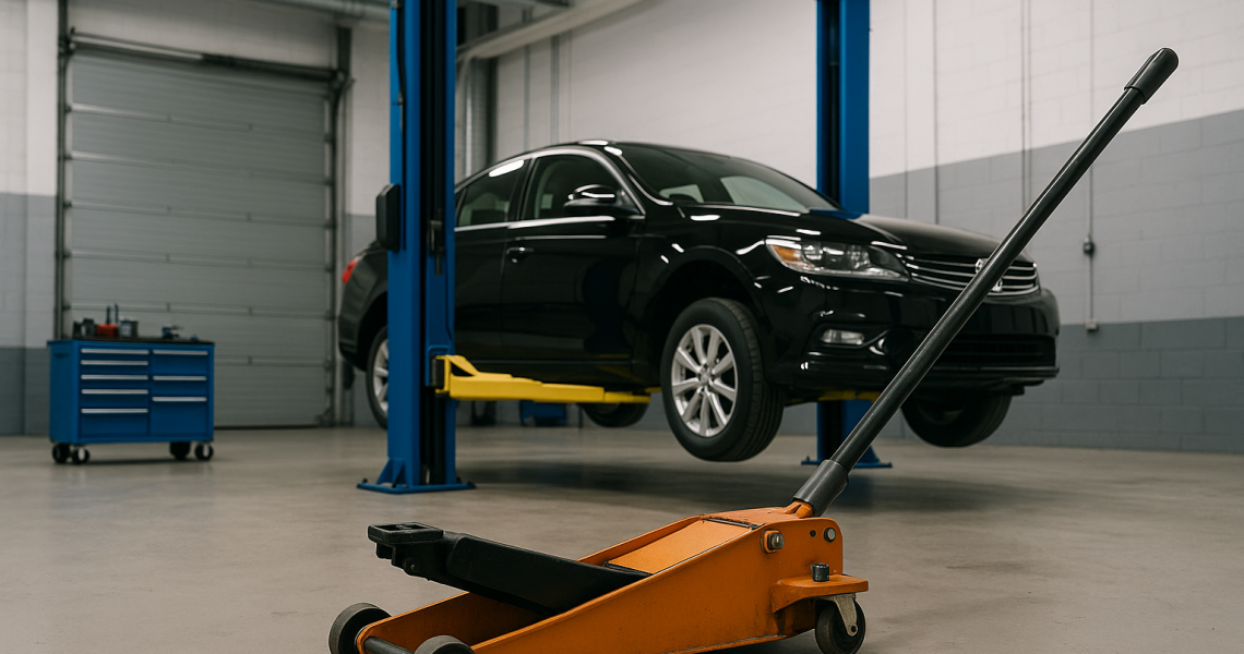 Elevadores de autos para talleres mecánicos