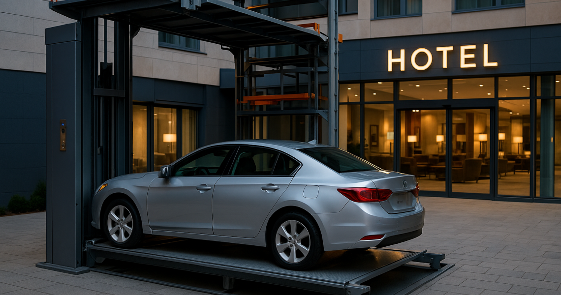 Sistemas de estacionamiento automatizado en hoteles