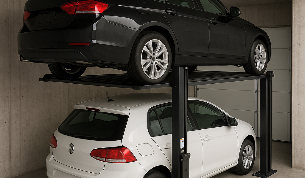 elevador para autos en espacios reducidos