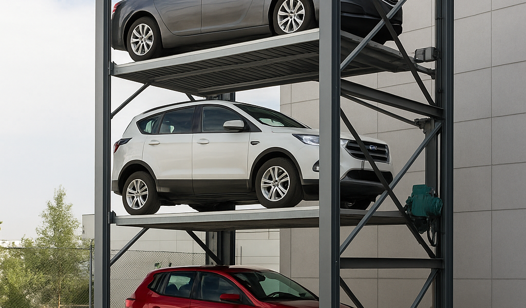 Sistema de aparcamiento vertical automatizado