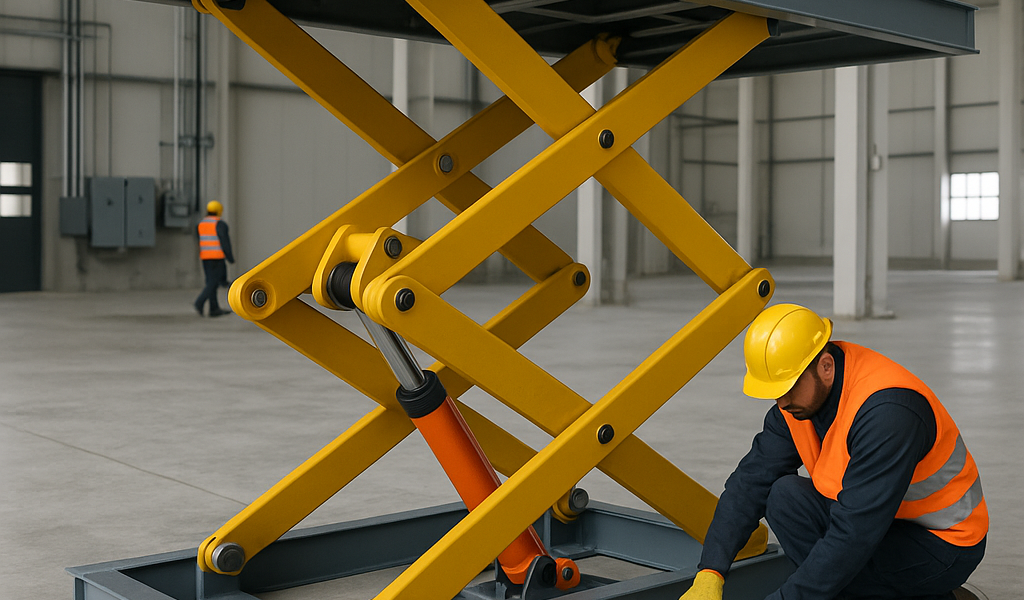 Instalación de elevadores montacargas