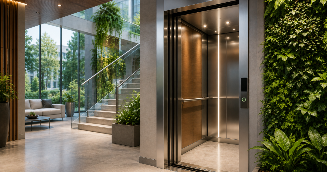 Elevadores ecológicos en México para edificios sustentables modernos