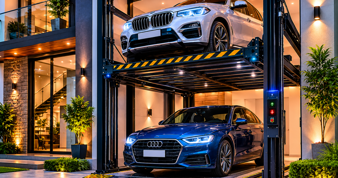 Qué tipo de elevadores para autos conviene en México en estacionamiento moderno