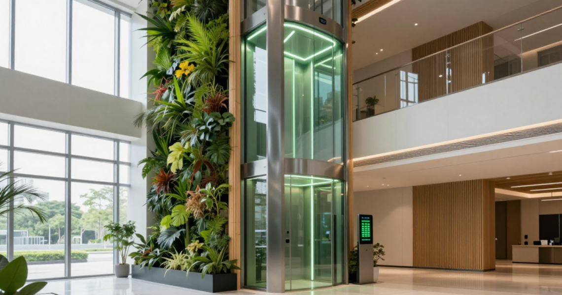 Elevadores ecológicos en México para edificios eficientes con movilidad vertical de bajo consumo