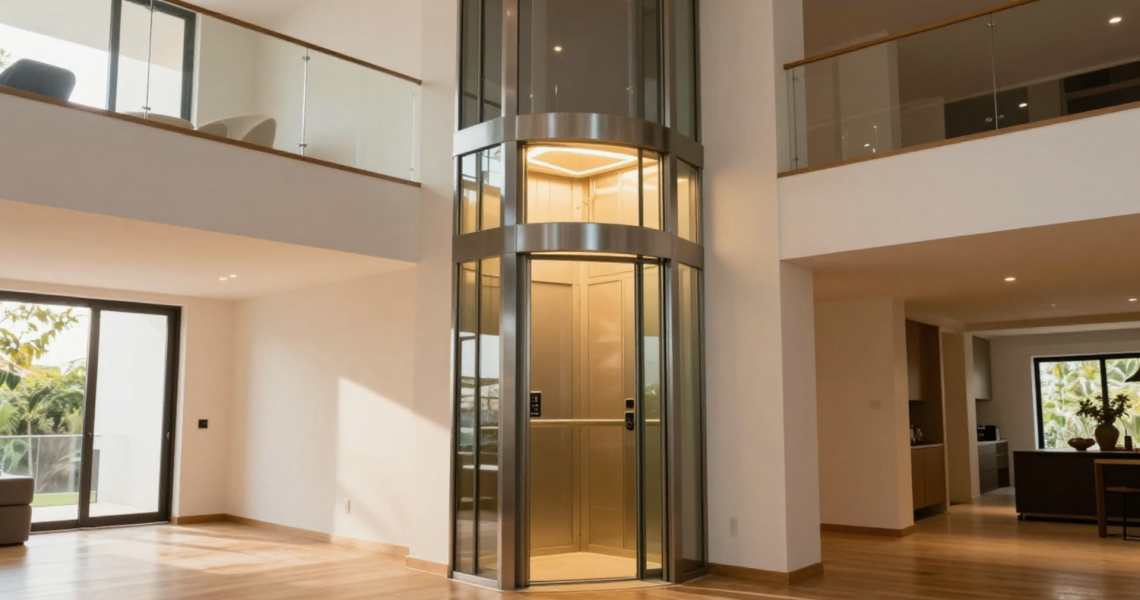 Elevadores para casa en México cuál conviene instalar en vivienda de varios niveles