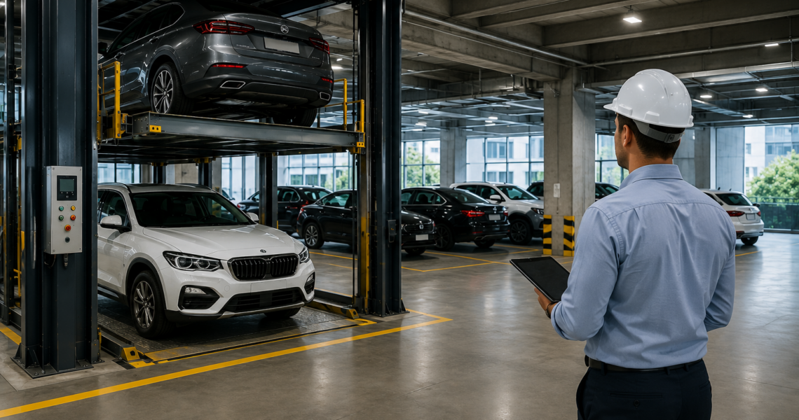 Criterios sobre cómo elegir elevadores para autos en estacionamientos de empresa en México
