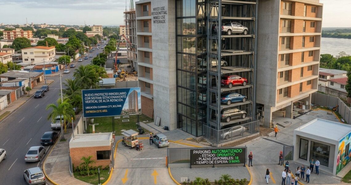 Criterios sobre qué sistema de estacionamiento vertical elegir para alta rotación en México.